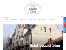 Tablet Screenshot of hotel-semily.cz